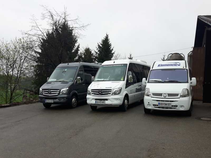 Najem z voznikom, avtobus, minibus, kombi