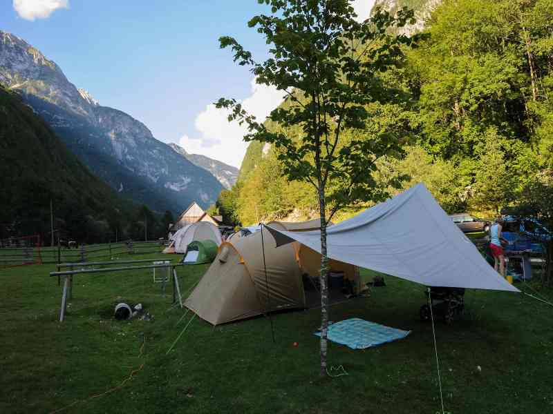 Camp Jelinc Soca Valley, Slovenia