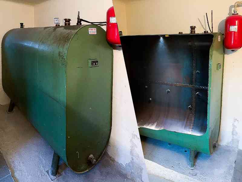 Čiščenje in razrez cistern za kurilno olje