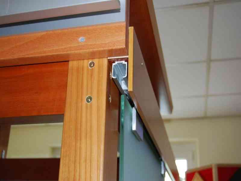 Steklena notranja vrata s podbojem