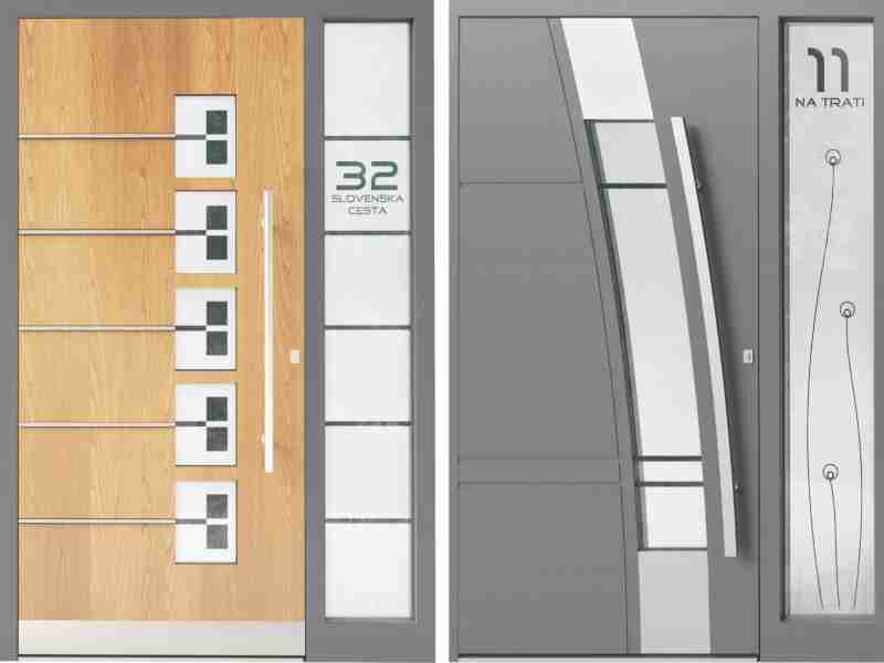 ALU vhodna vrata DE-MONT